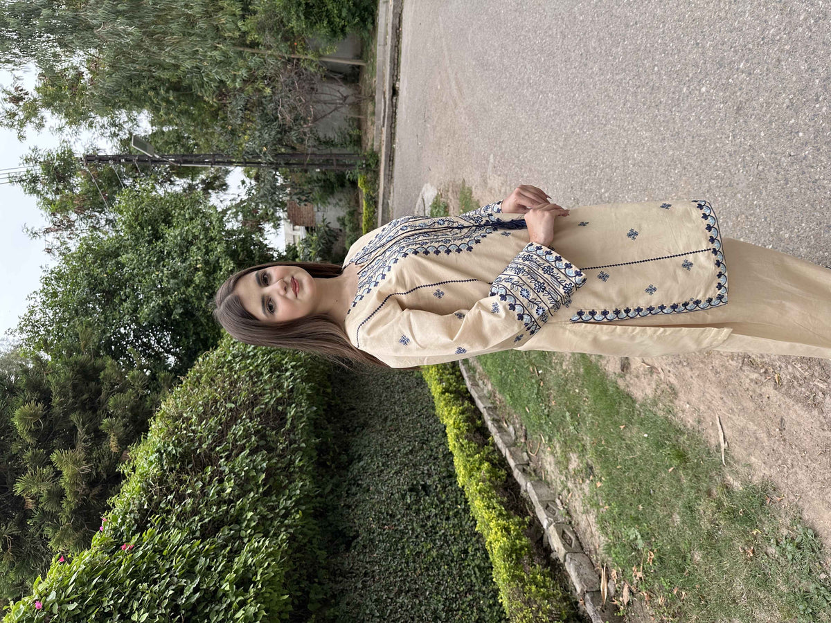BK Clothings ZARYA 2-Piece Embroidered Suit COD Pakistan