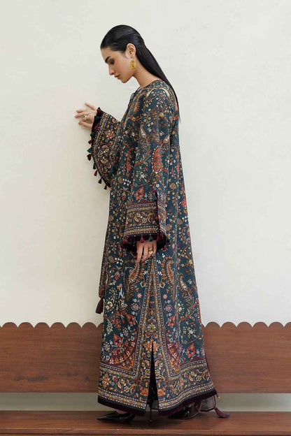 Kovia – 3 Piece Stitched Printed Raw Silk Suit | Women's Winter Pret