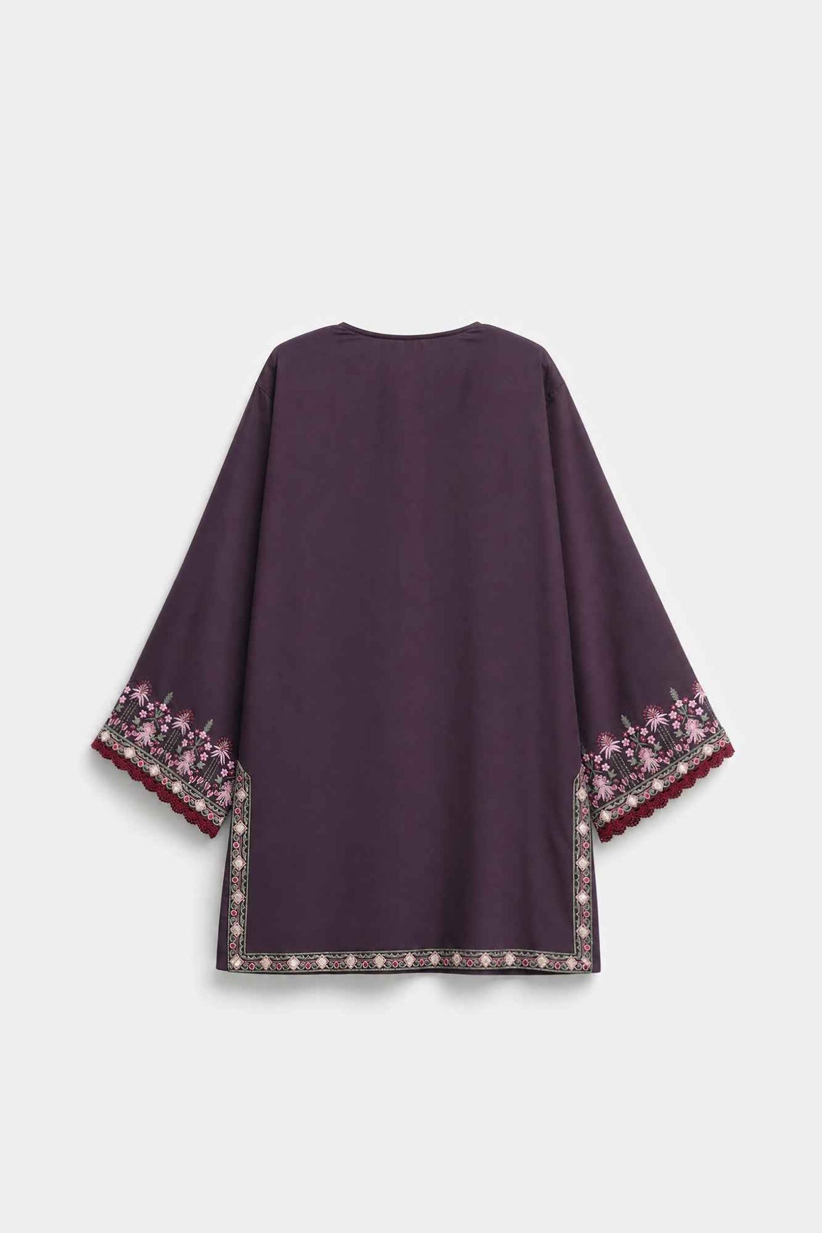 Purple Reign – 2 Piece Stitched Dhanak Suit | Women's Winter Pret