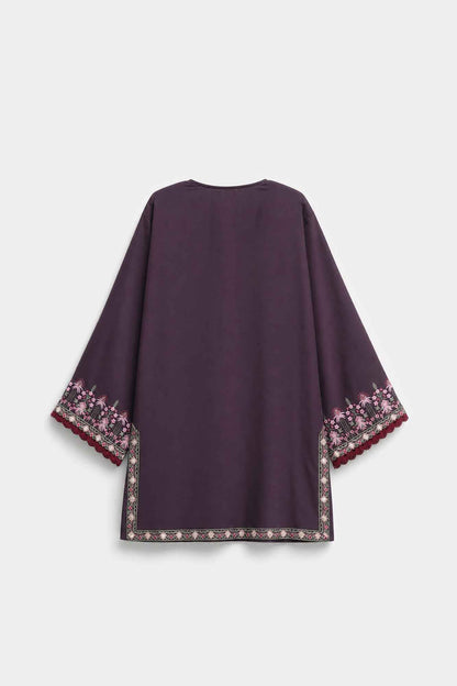 Purple Reign – 2 Piece Stitched Dhanak Suit | Women's Winter Pret