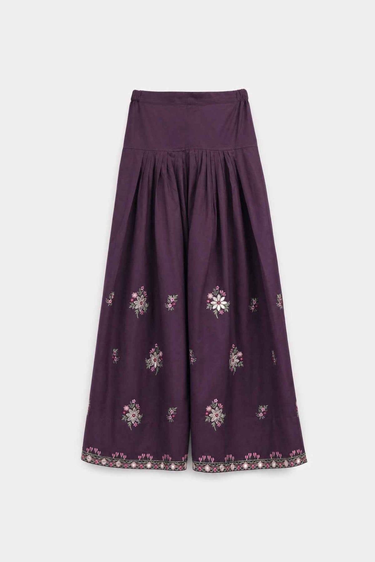 Purple Reign – 2 Piece Stitched Dhanak Suit | Women's Winter Pret
