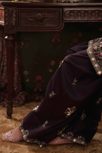 Purple Reign – 2 Piece Stitched Dhanak Suit | Women's Winter Pret