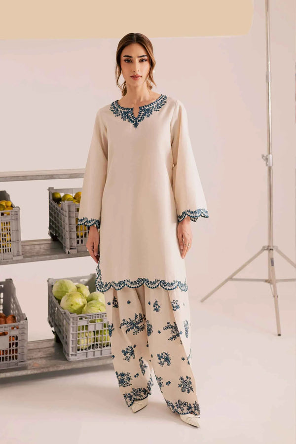 NOARA — Elaya Embroidered 2pice Suit