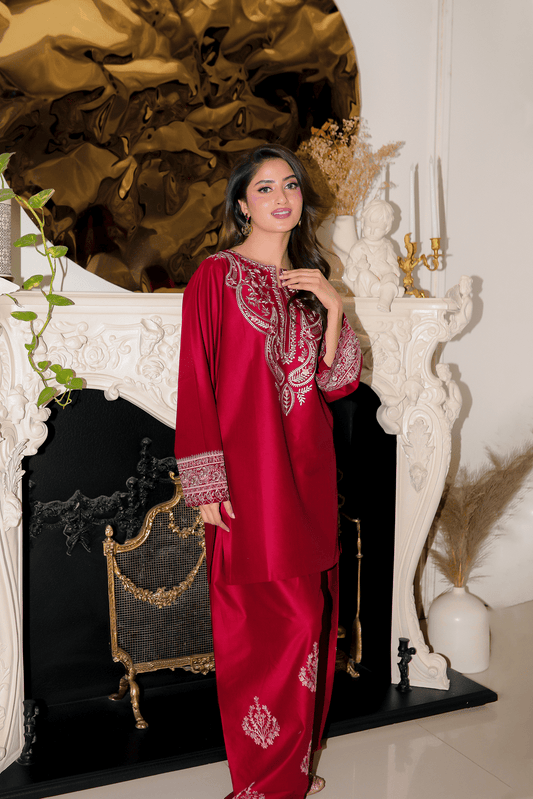 Naaz Embroidered Lawn 2-Piece Suit - BK Clothings Pakistan