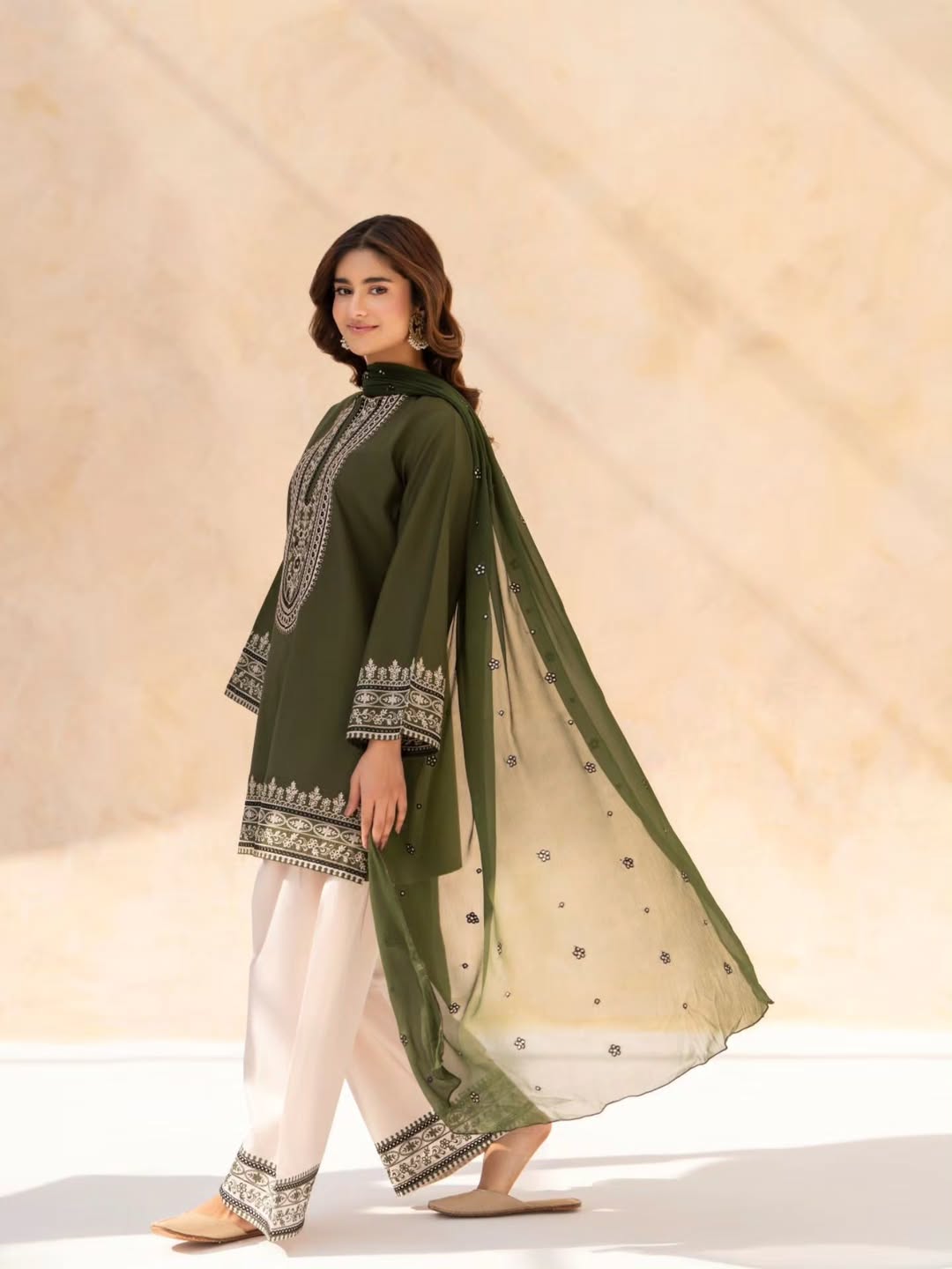 ROSHNI Embroidered Suit Luminous Summer 2026 BK Clothings