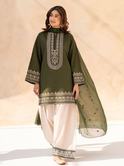 ROSHNI Embroidered Lawn 2-Piece Suit - BK Clothings Pakistan