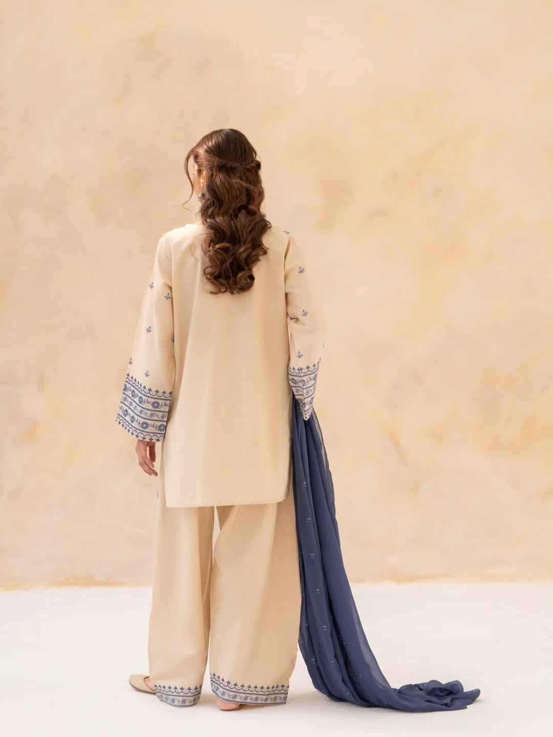 ZARYA  2PC Embroidered Lawn Suit