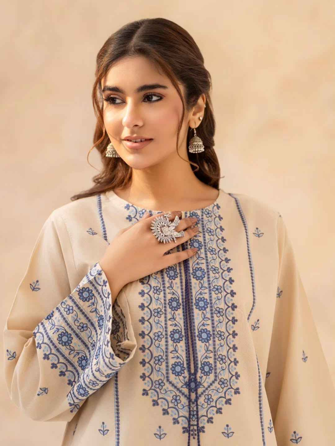 ZARYA  2PC Embroidered Lawn Suit